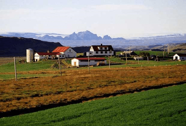 Типичная ферма в Исландии